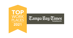 Tampa Bay Times Top places to work in 2021 logo